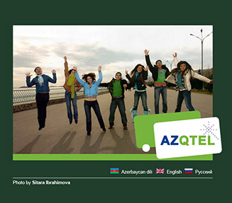 AzQTEL internet provayderin veb-saytı